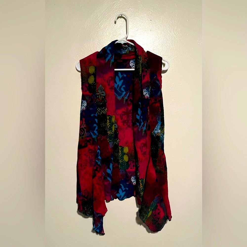 Pleats Collection Multicolored Cardigan